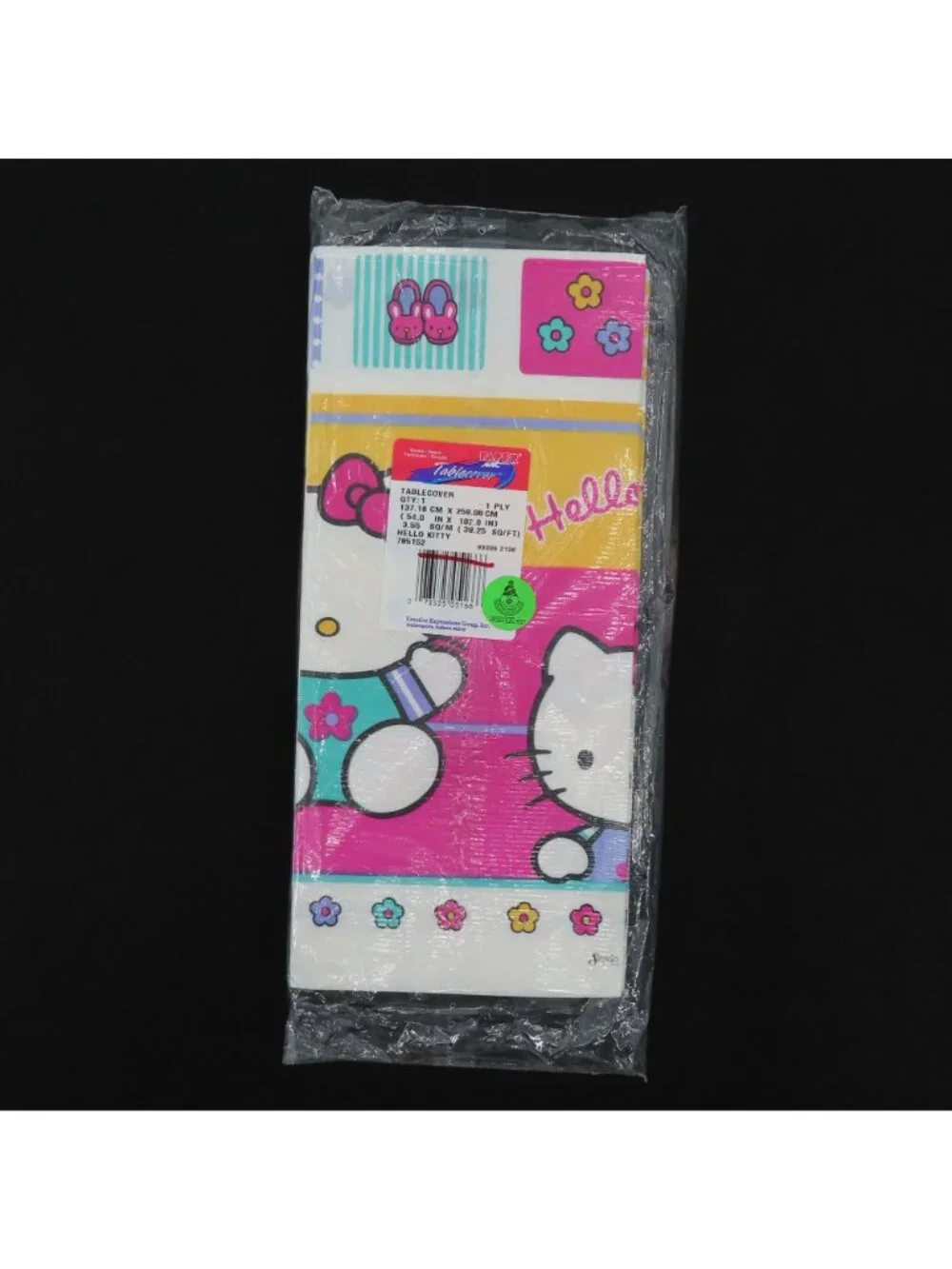 Sanrio Hello Kitty 1999 Party Table Cover 54in x 102in Creative Expressions NEW